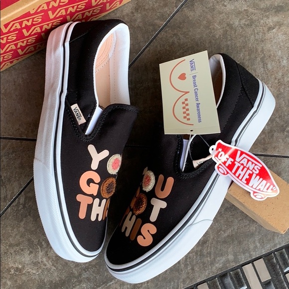 VANS CLASSIC SLIP ON (Breast Cancer) Ugfthstrwt wm - Picture 14 of 16